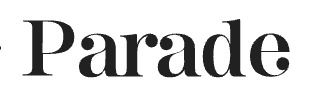 Text that reads Parade in bold font.