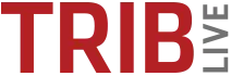 Trib logo in bold red and gray design.
